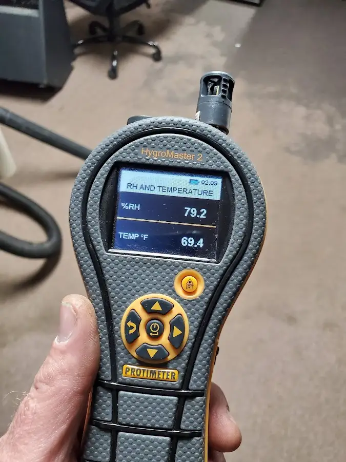 Moisture meter humidity assessment for Mold Remediation & Removal in Venus